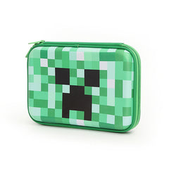 Mosaic PU Pencil Case Large Capacity EVA Stationery Storage Bag with Compartment Stationery Box