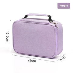 Multi-Functional Stationery Pencil Pouch Stretchy 72 Slots Colored Pencil Case