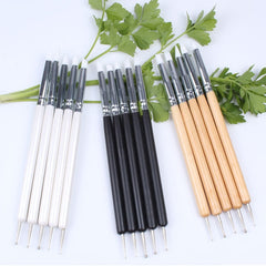 5Pcs/Set Stainless Steel Two Head Sculpting Polymer and Soft Pottery Clay Tool