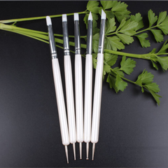 5Pcs/Set Stainless Steel Two Head Sculpting Polymer and Soft Pottery Clay Tool