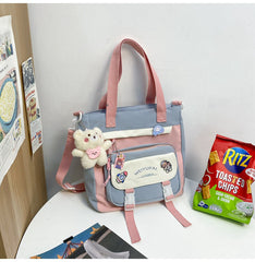New High School Girls Backpack Nylon Waterproof Bookbag Laptop Backpack