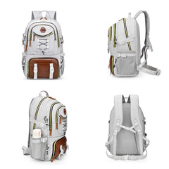 Outdoor Hiking Camping Travel Backpack Men's School Backpack  Large Capacity Sports Bags With Shoes Pocket
