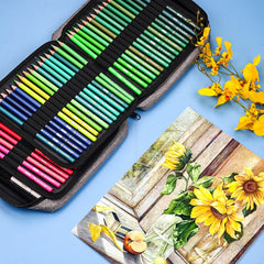 Art Painting Set 132 Pcs Color Pencil Oily Colored Pencil Mixing Art Tools Set