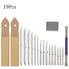Double Head Art Drawing Tool Blending Stumps Paper Stumps Art Drawing Stumps Set
