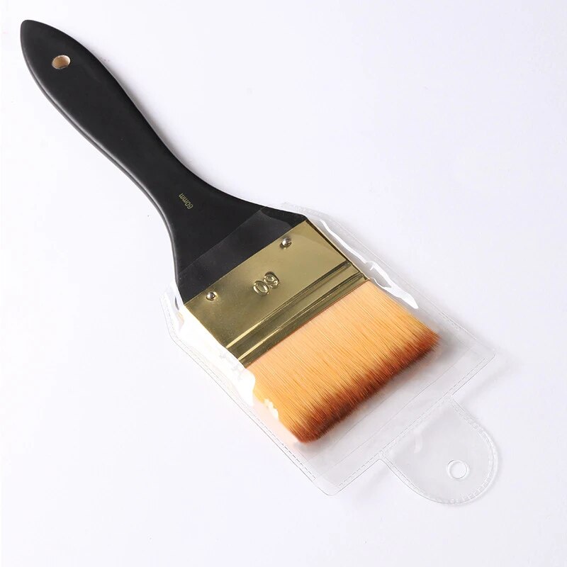 Painting Brush Nylon Hair Flat Acrylic Paint Brush