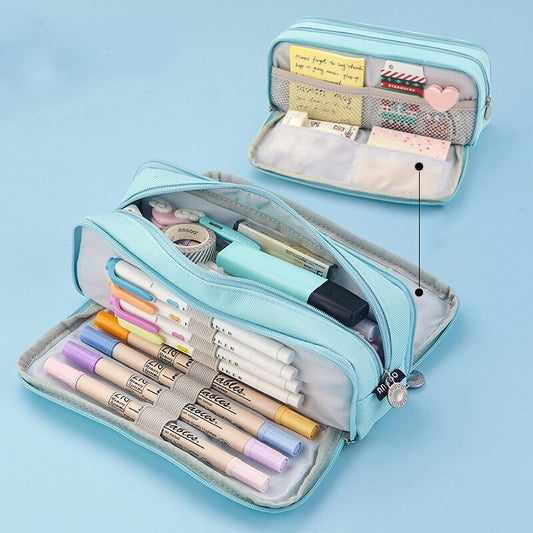 Pencil Case Junior High School Students Double Side Pen Bag