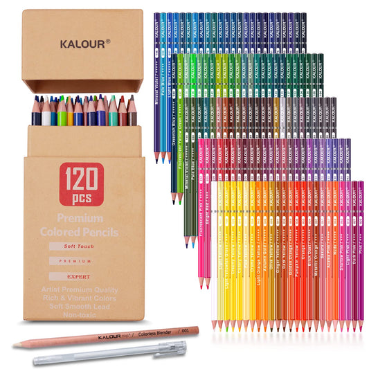 120pcs Set Premium Colored Pencils Soft Core With Vibrant Color For Drawing Sketching Shading Coloring Pencils