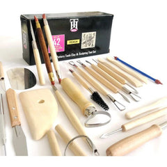 42Pcs Ceramic Clay Sculpture Polymer Tool Set With Colorful box