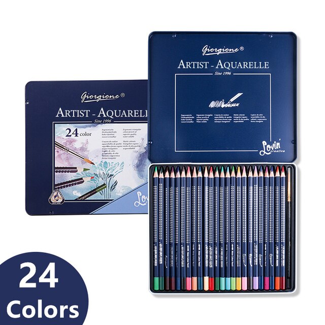 Professional Water Soluble Watercolor Pencil Set
