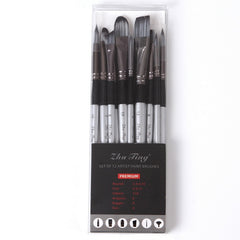 Professional 12Pcs Acrylic Oil Watercolor Painting Brushes Set