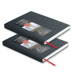 2pc Set Sketchbook Hardbound 8.5" x 11", 110 Sheets