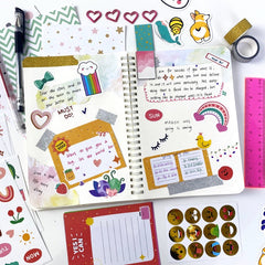 Stationery Set Diary Set Children's Notebook Pencil Sticker Set