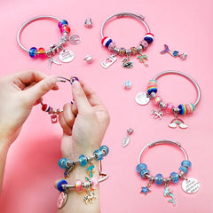 Unicorn Charm Jewelry Making Kit Children's Bracelet Set
