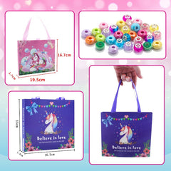 Unicorn Charm Beaded Bracelets Set DIY Jewelry Making Kit
