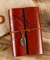 Autumn Atmosphere Vintage Leather Bullet Journal
