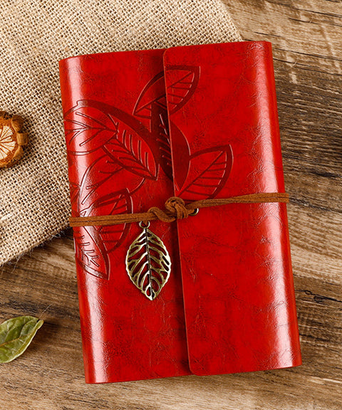 Autumn Atmosphere Vintage Leather Bullet Journal
