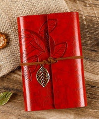 Autumn Atmosphere Vintage Leather Bullet Journal