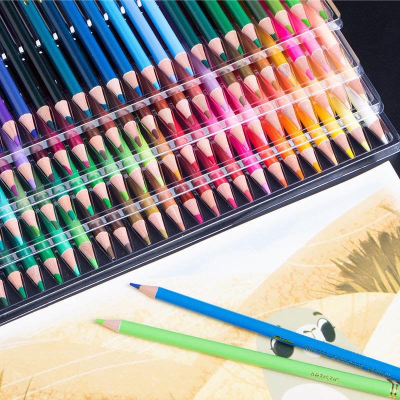 Color Pencil 120/150/180/210 Colors Professional Watercolor Pencils Sketching Wooden Colorful Pencils For Drawing Students School Art Supplies