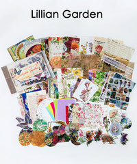 140 Pcs Collect Messenger Stickers & Material Paper Set