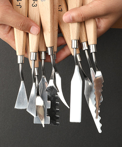 10 Pcs Professional Scraper Palette Knife Set