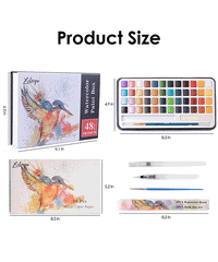 48 Colors Watercolor Paint Set With Gift Box