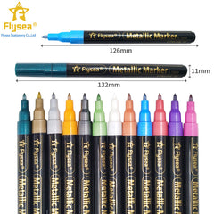 12 Colors Acrylic Paint Pens Metal Paint Marker Pen