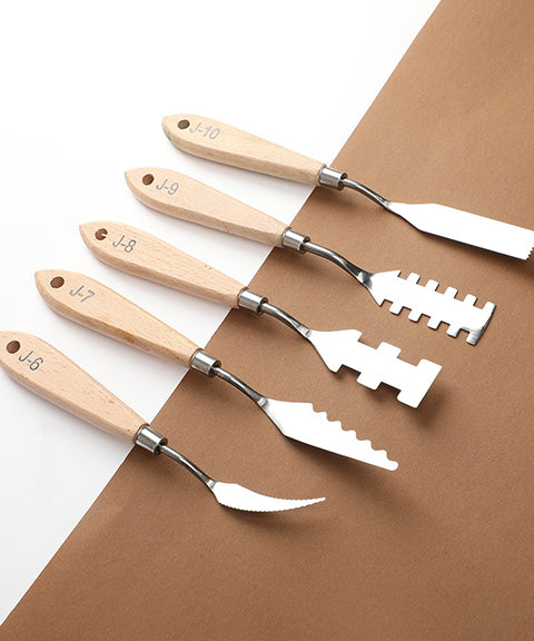 10 Pcs Professional Scraper Palette Knife Set