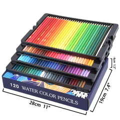 120 Colors Professional Oil Color Pencil  Soft Wood Watercolor Pencils Pencil Set