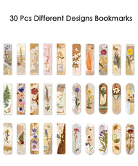 30 Sheets Natural Forest Paper Bookmarks