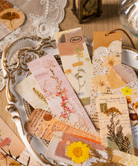 30 Sheets Natural Forest Paper Bookmarks