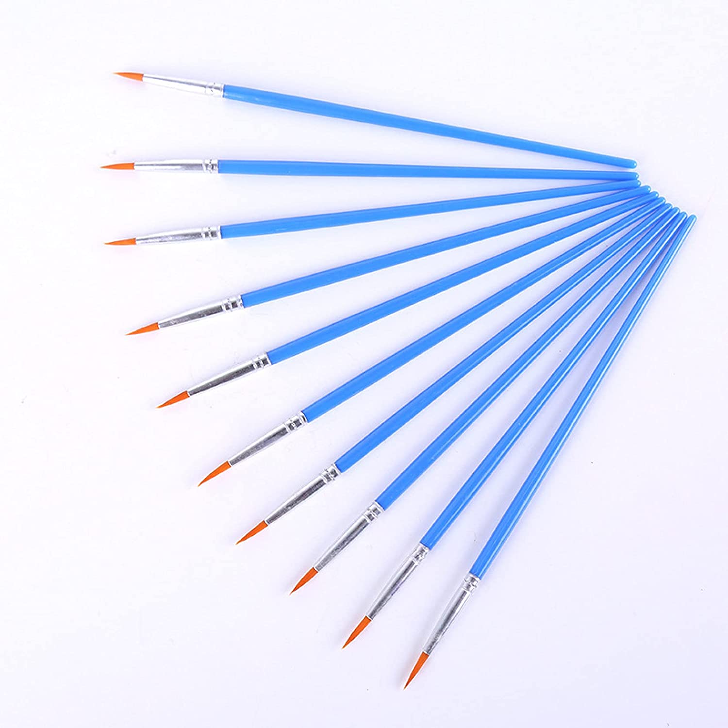 20 Pcs Thin Art Supplies Hand Painted Acrylic Hook Line Pen Paint Painting Brush