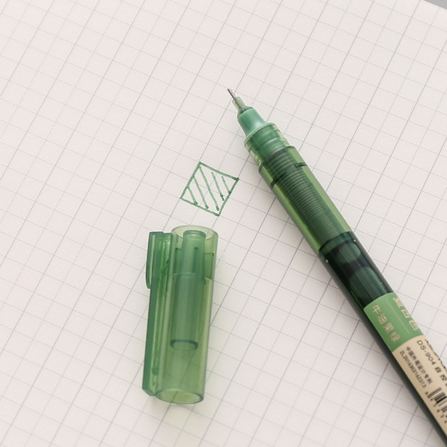 0.5mm Color Ink Rollerball Pen Straight Liquid Gel Pens