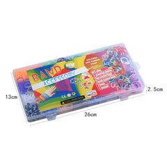 Colorful Loom Rubber Bands Kit, DIY Rainbow Rubber Bands Twist Band Set, Rubber Bands Bracelet Making Kit 1500 Rubber Bands with 32 Colours for Children Crafting Friendship Bracelet Weaving