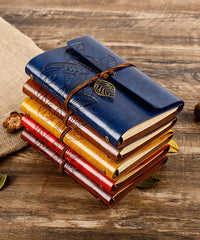 Autumn Atmosphere Vintage Leather Bullet Journal