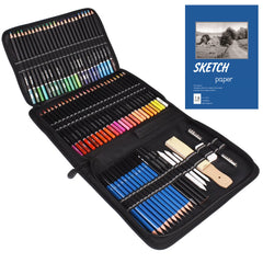96 Pcs Sketch Pencil Set With 95 Pcs Sketch Pencil + Sketch Notebook Painting Color Pencil Set Painting Color Pencil Set Art Supplies Kit For Professional Art Drawing