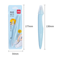 Art Ceramic Utility Knife Portable Paper Carving Retractable Blade DIY Letter Opener Office Stationery Cutting Supplies Safety Cutter Paper Knife Accessories