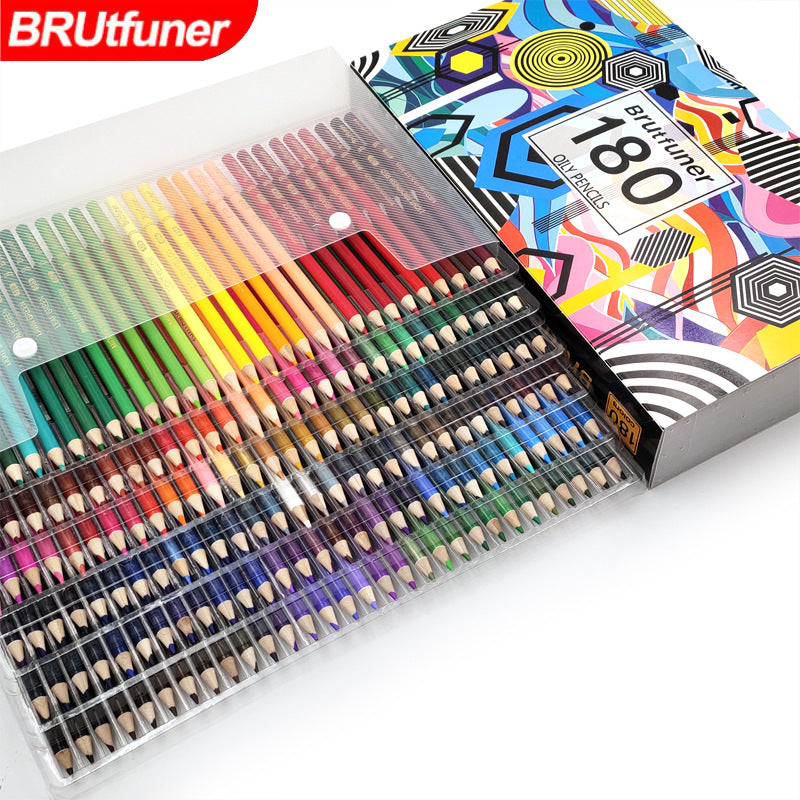 Multicolor Oil Color Pencils Colored Wood Sketching Pencil Wood Professional Watercolor Pencil Soft Watercolor Pencil For School Draw Sketch Art Supplies