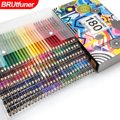Multicolor Oil Color Pencils Colored Wood Sketching Pencil Wood Professional Watercolor Pencil Soft Watercolor Pencil For School Draw Sketch Art Supplies