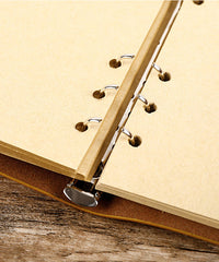 Autumn Atmosphere Vintage Leather Bullet Journal