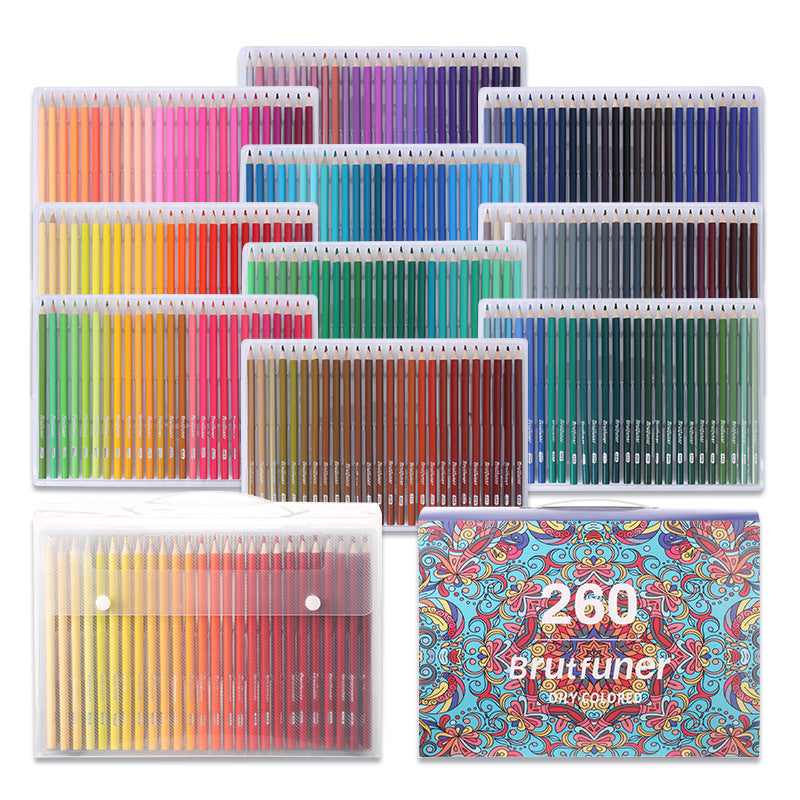 Multicolor Oil Color Pencils Colored Wood Sketching Pencil Wood Professional Watercolor Pencil Soft Watercolor Pencil For School Draw Sketch Art Supplies