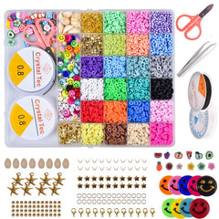 6MM Polymer Clay Beads Set Bracelet Making Kit