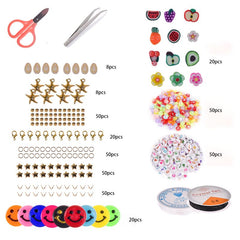 6MM Polymer Clay Beads Set Bracelet Making Kit