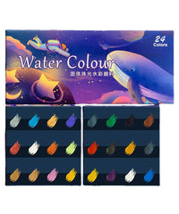 8/12/24 Colors Solid Metallic Watercolor Paint