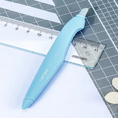 Art Ceramic Utility Knife Portable Paper Carving Retractable Blade DIY Letter Opener Office Stationery Cutting Supplies Safety Cutter Paper Knife Accessories