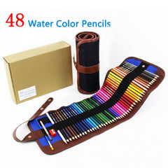 Professional Water Color Pencils 36/48/72 Colors Water Soluble Drawing Pencil Set Drawing Pencil Set Wooden Colorful Pens for School Painting Student Artist Art Supplies