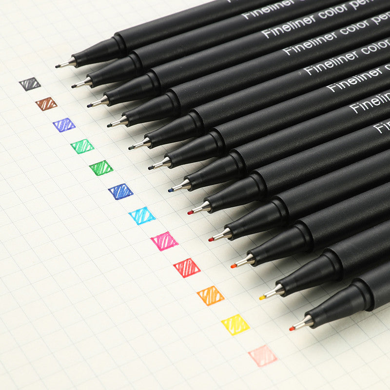 12/24/36/48/60/100 Gel Pen Colorful Neutral Permanent Fineliner Pens For School Office Art Marker Pen Set Ink Markers Pen
