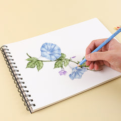 30 Sheet A3/A4/A5 Sketch Pad Hardcover  Watercolor Sketchbook Paper for Drawing Painting Color Pencil Book School Art Supplies