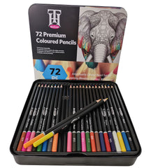 72 Colors Color Glitter Sketch Pencils Set