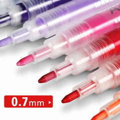 Acrylic Paint Markers 28 Color Pens Set 0.7mm Extra Fine Tip for Stones Glass Porcelain Canvas DIY Projects Quick Drying Art