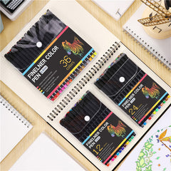 12/24/36/48/60/100 Gel Pen Colorful Neutral Permanent Fineliner Pens For School Office Art Marker Pen Set Ink Markers Pen
